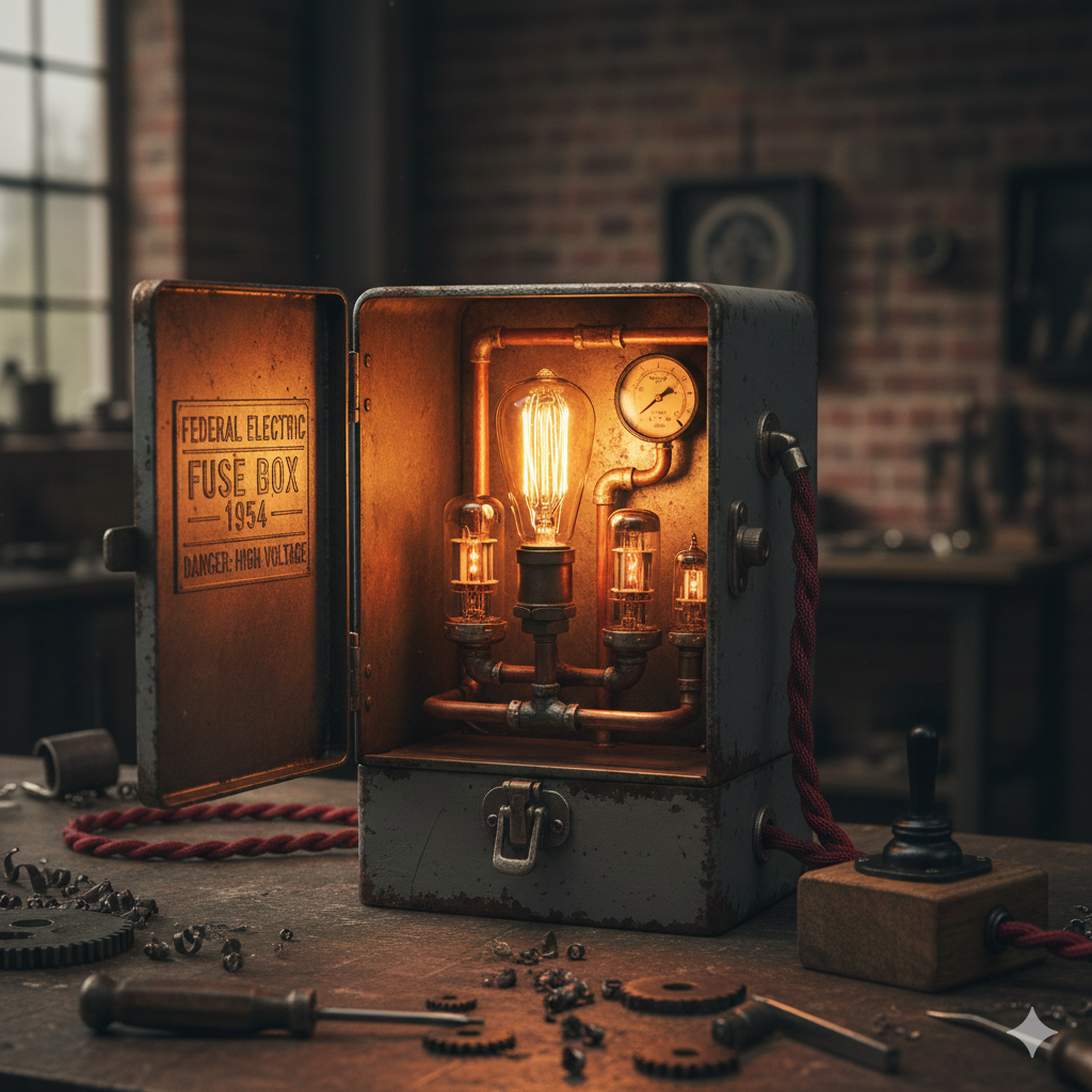 From Rusty Relics to Industrial Chic: Giving 1950s Fuse Tins a Second Act