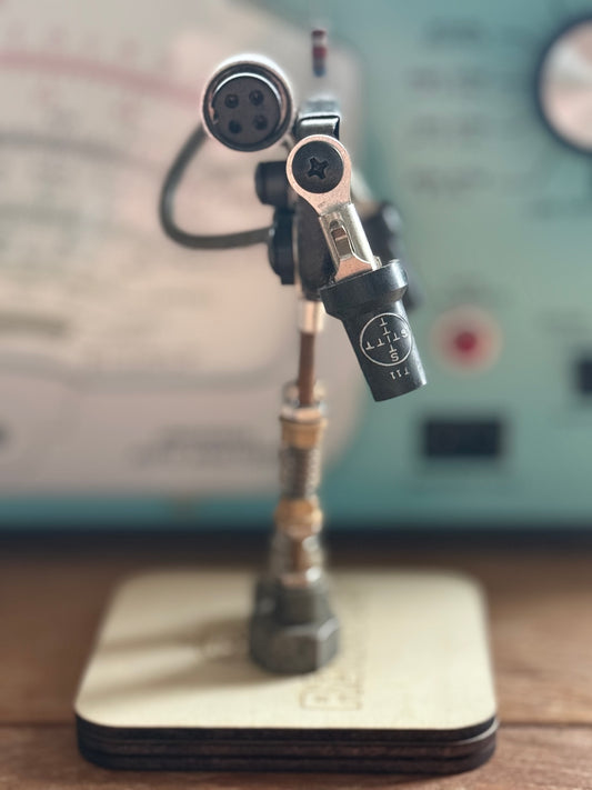 Bowes Seal Fast Robot Sculpture | Upcycled Handmade Industrial Art - R3BOTS