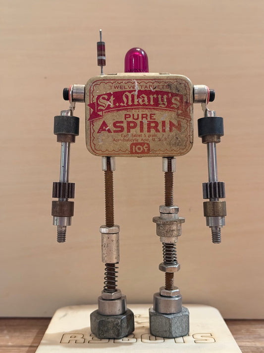 Vintage St. Mary’s Aspirin Robot - R3BOTS