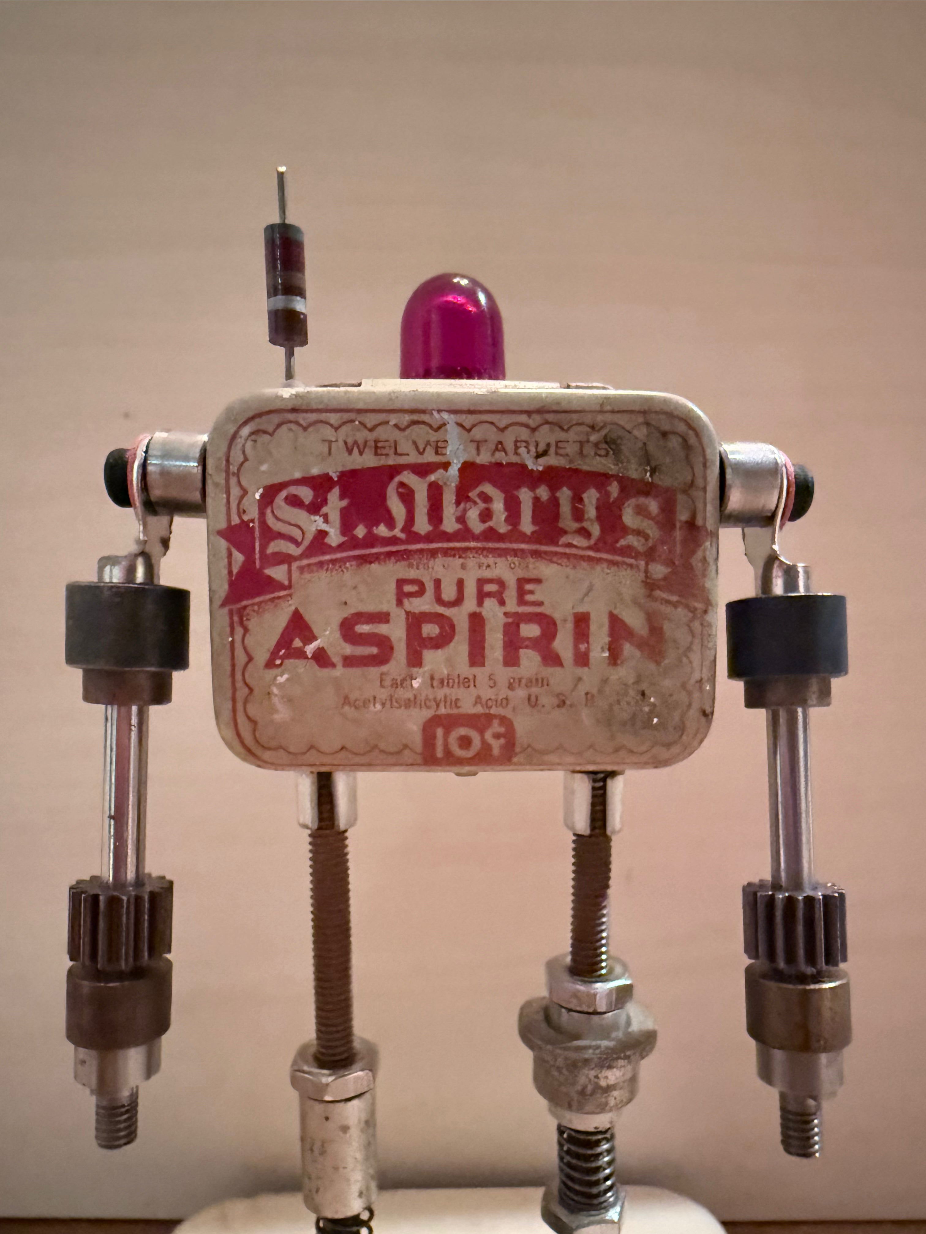 Vintage St. Mary’s Aspirin Robot - R3BOTS