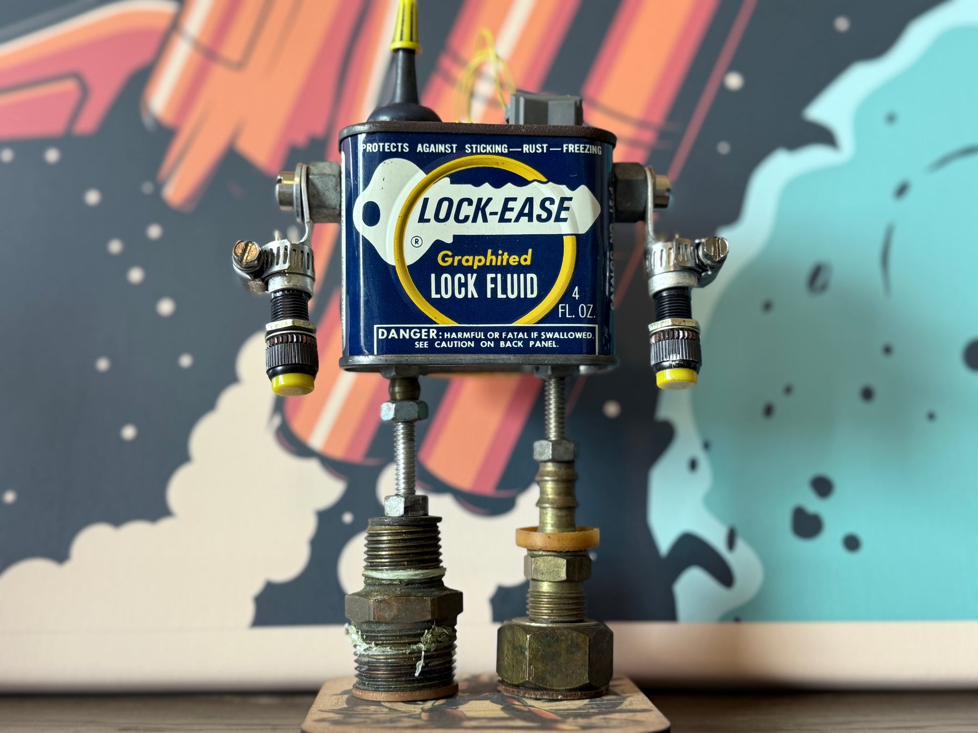 Lock Ease Tin Figurine - R3BOTS