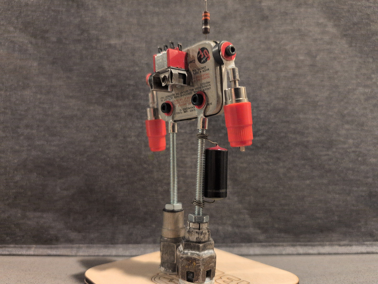 Handcrafted Found Object Art Robot