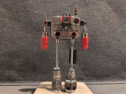 Handcrafted Found Object Art Robot